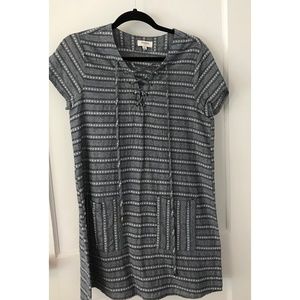 Striped pocket dress- size M